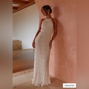 Aullie Maxi Dress - Ivory